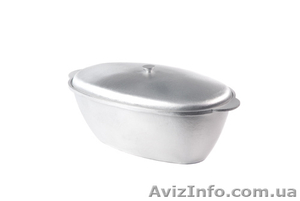 Алюминиевая гусятница ёмкостью 4 литра. #147781