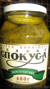 Огурец консервированный  #151500