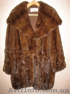 Шуба норковая (коричневая) #103677