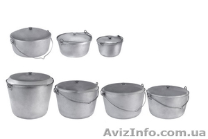Алюминиевые рыбацкие казаны ёмкостью от 12 до 1.5 литра. #147784