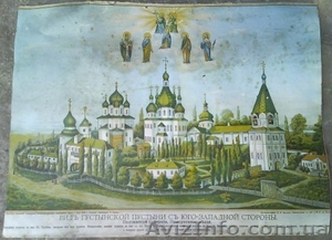 Старинная церковная литография #142409