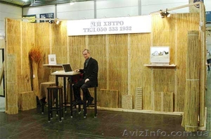 Камышовые плиты. Камышовая рогожка. Камыш в снопах. #145675