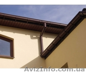 Софит потолочный цена Киев, монтаж сайдинга, монтаж софита, водостоки, отливы #141731