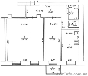 2-х комнатная квартира в центре Полтавы #145090