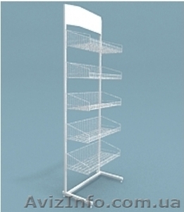 Стеллаж Б/У из перфорированной сетки #145483