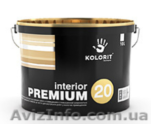 Краска латексная для кухни и ванны полуматовая Колорит 20 #155387