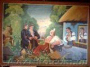 Картина народный примитив «Тарас Бульба»  #142416