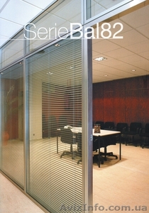 Перегородки (офисные,  алюминиевые). #135505