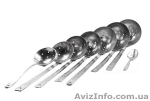 Алюминиевые столовые шумовки  разных размеров. #147788