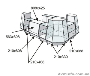 Торговое оборудование (остров в ТЦ) #139955