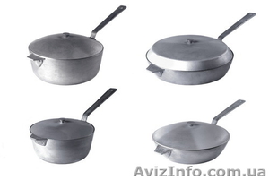 Алюминиевые литые сотейники разных размеров.      #147774