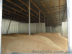 Ангары для хранения зерна,  проектирование,  изготовление,  монтаж. #145172