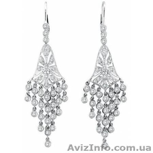 Алмазные серьги DV301 #179575