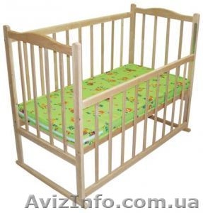 детская кроватка из ольхи,  бука,  ясеня #174061