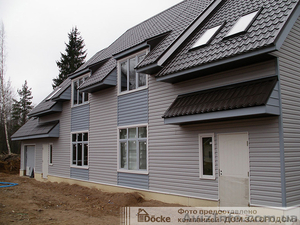 Сайдинг DOCKE ДЁКЕ Россия,  купить сайдинг виниловый, монтаж сайдинга, вертикальный #168842