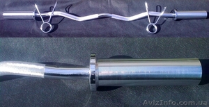 Гриф Олимпийский EZ-образный (слабоизогнутый):  #172336