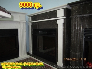 Камин из мрамора + электрическая топка в подарок . #175218