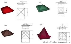 Колпак на забор #176508