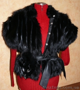 Дешево - Меховые Жилетки из меха натуральной лисы #174276
