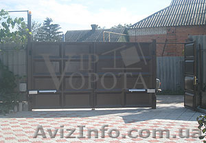 Филенчатые ворота  #176355