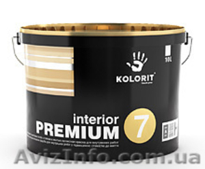 Краска интерьерая латексная для стен Колорит Премиум 7 #155389