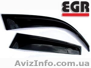 Дефлекторы капта и окон (ветровики,  мухобойки на авто)EGR, AutoClover  #172283