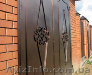 Заборы из профнастила,  распашные ворота и металлические заборы,  гаражные ворота. #164172