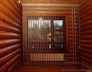 Вертикальные жалюзи из бамбука и джутовой ткани Симферополь Крым.  #188703