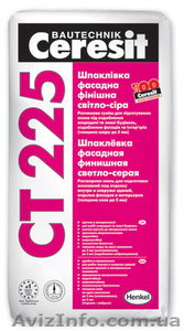 Шпаклёвка / шпатлевка фасадная финишная Церезит Cт 225 #198194
