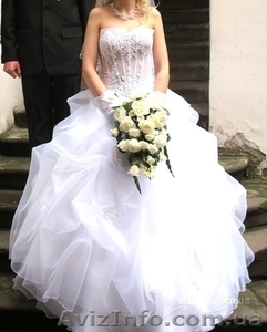 ПРОДАМ  ОБАЛДЕННО-ЭКСКЛЮЗИВНОЕ  СВАДЕБНОЕ  ПЛАТЬЕ!!!!!!!!!!  #205530