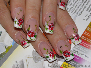 Наращивание ногтей (ГЕЛЬ,  АКРИЛ),  маникюр,  педикюр #189711