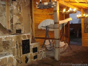 Охотничий дом с сауной и бассейном на компанию 10 человек в пригороде Чернигова #206922