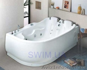 Гидромассажная ванна EAGO AM124JDCW1 R/L #202020