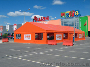 Ангары,  павильоны,  тетовые шатры,  палатки всесезонные,  Тент-строй-Украина #205150