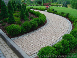 Укладання тротуарної плитки та бруківки #193989