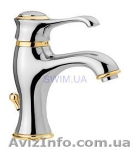 Смеситель Emmevi Tiffany хром-золото #203824