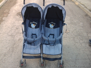 Коляска-трость для двойни (погодок) #202893
