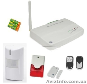 Комплект беспроводной GSM охранной системы #195977