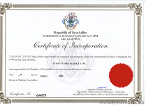 Партнёр по бизнесу в Компания StartWork Market Inc  #211462