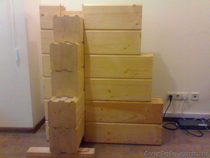 Продаём оцилиндрованное бревно,  клееный брус,  массивный брус #197161