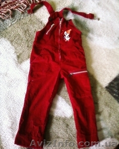 Вельветовый комбинезон детский #204158