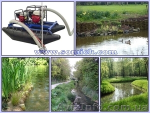 Ручной мини земснаряд (США) для очистки водоема,  укрепления берега,  намыва пляжа #207091