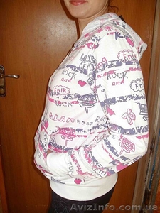 молодежная облегченная толстовка #208096