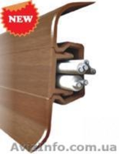 Плинтус напольный со встроенным кабель-каналом #183835