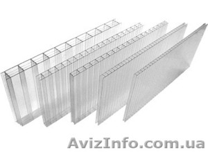 Поликарбонат сотовый,  монолитный SunLite (Германия),  15 лет гарантии #186274