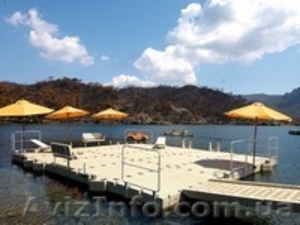 Пластиковые понтоны,  причалы для водных мотоциклов,  плавучие пляжи #214842