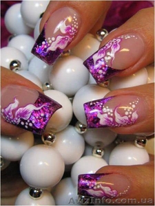 Гелевое наращивание ногтей. #184363