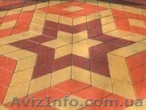 Вибролитая тротуарная плитка #187879