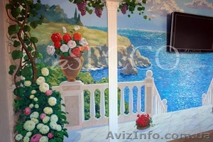 Роспись интерьера,  3В визуализация,  декоративное оформление #194641