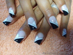 Наращивание ногтей, пеликюр, маникюр, роспись #184032